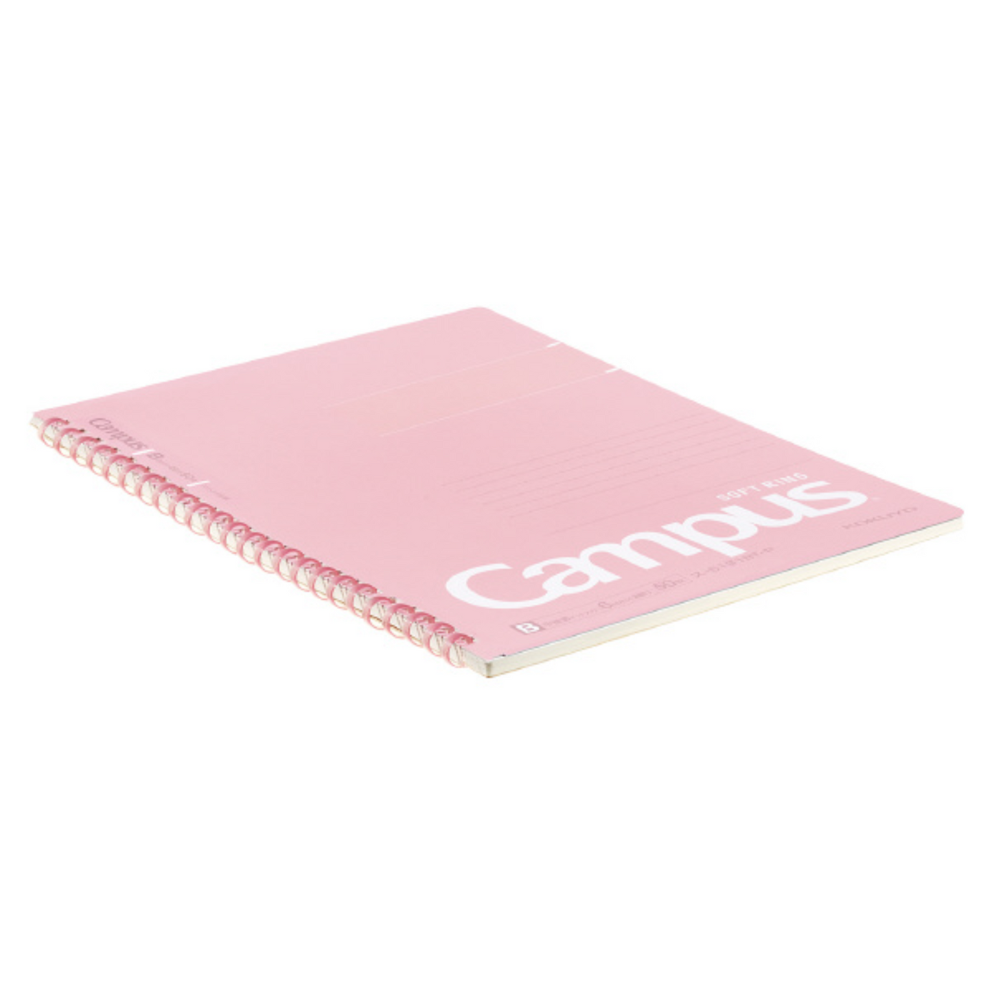 PRE-ORDER! Kokuyo Campus - A5 Soft Ring Notebook - B 6mm - Peach
