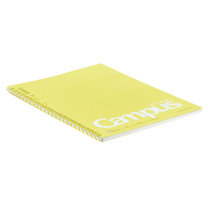 PRE-ORDER! Kokuyo Campus - A5 Soft Ring Notebook - B 6mm - Yellow