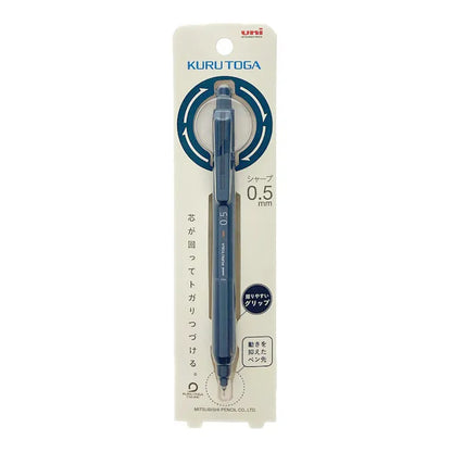 PRE-ORDER! Uni Kuru Toga - Mechanical Pencil - Limited Edition KS Model 0.5mm - Iron Blue