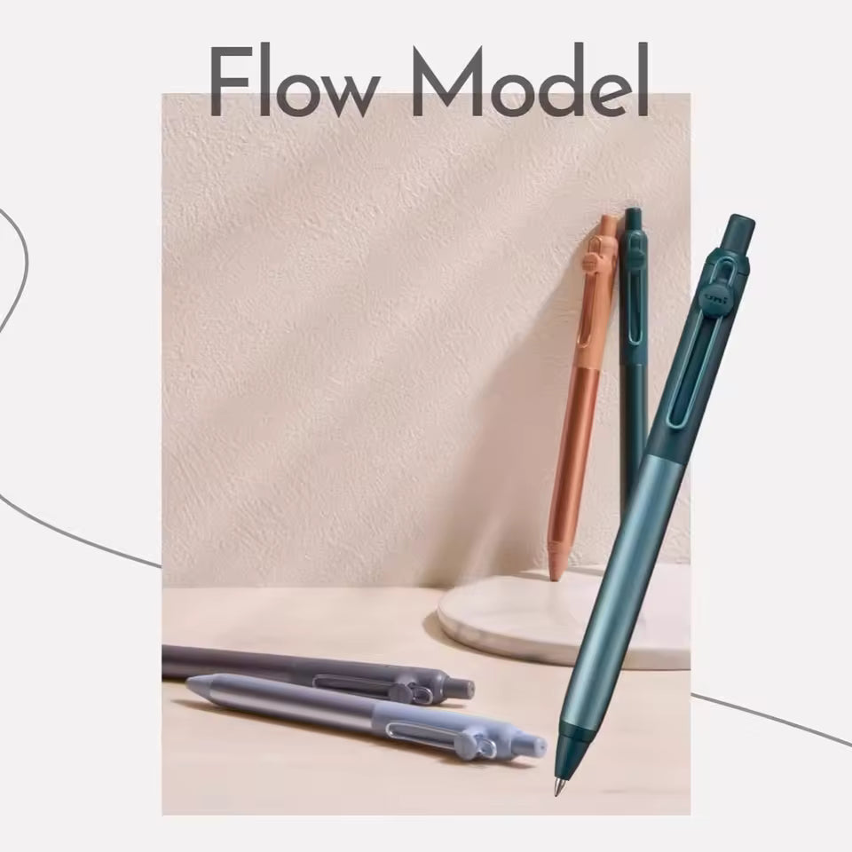 PRE-ORDER! Uni-ball Zento Gel Pen - Flow Model - 0.5mm - Jade