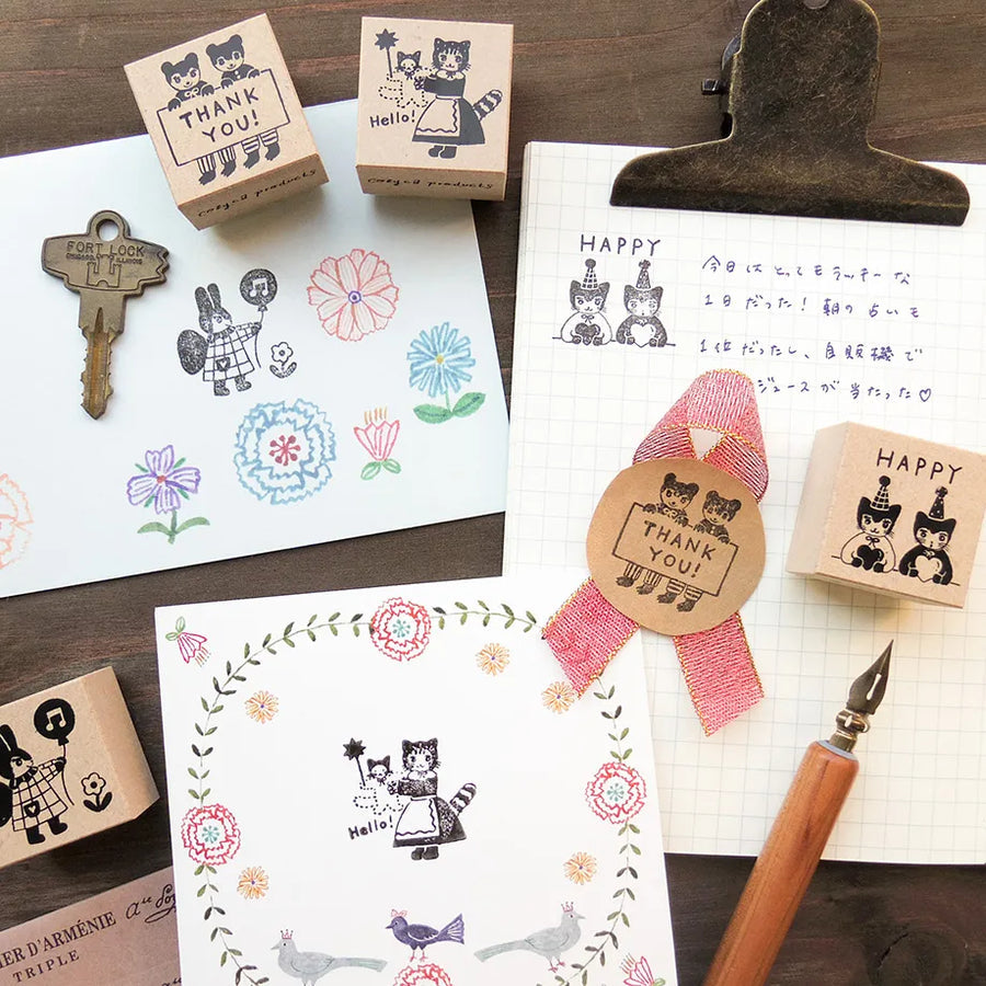 PRE-ORDER! Cozyca Products × Aiko Fukawa - Wood Stamp