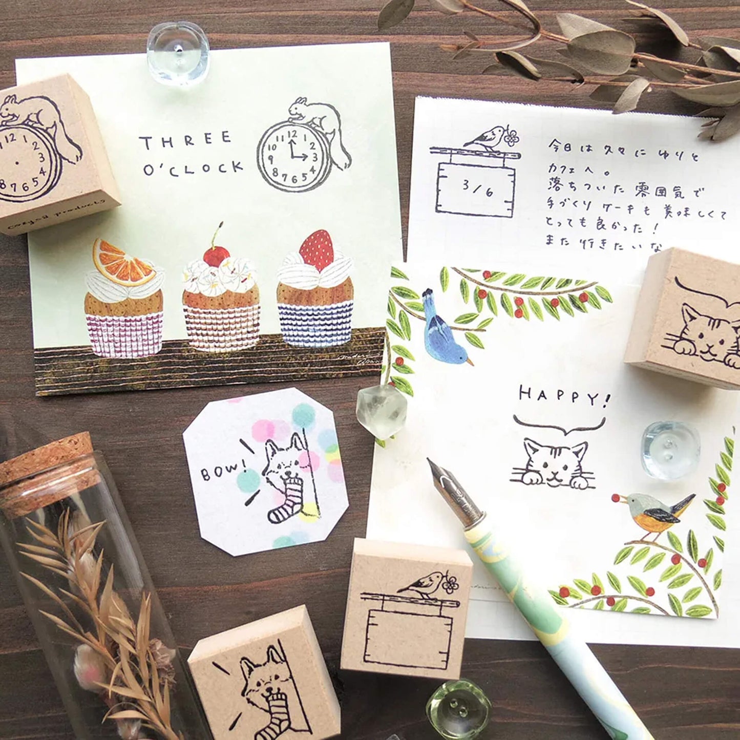 PRE-ORDER! Cozyca Products × Midori Asano - Wood Stamp