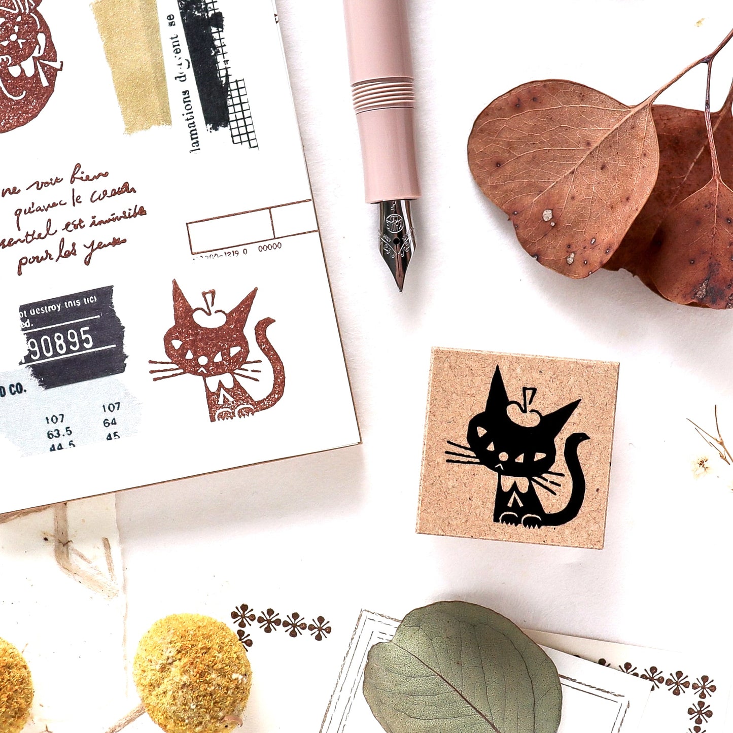 PRE-ORDER! Cozyca Products × Kuruneko - Wood Stamp