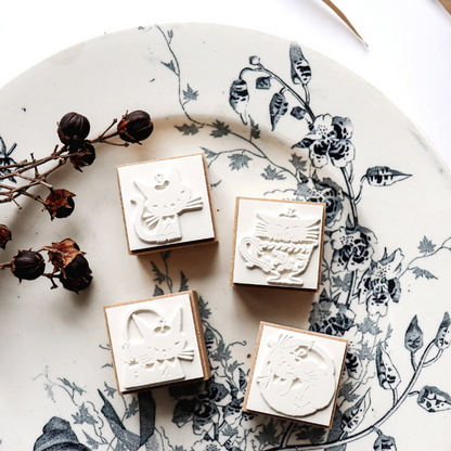 PRE-ORDER! Cozyca Products × Kuruneko - Wood Stamp
