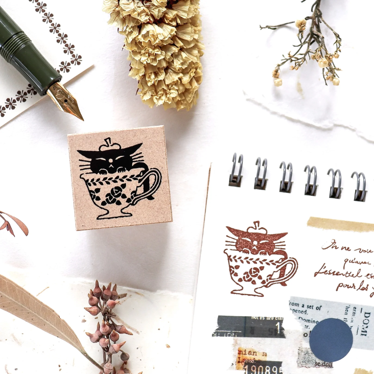 PRE-ORDER! Cozyca Products × Kuruneko - Wood Stamp