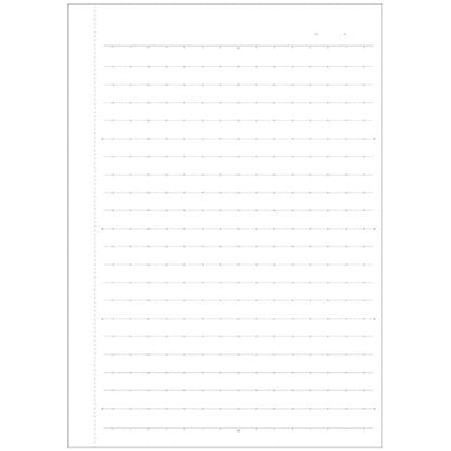 PRE-ORDER! Kokuyo Campus - A6 Soft Ring D-Shaped Notebook - 6mm B Dot Lined - 50 Sheets - Purple