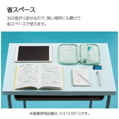 PRE-ORDER! Kokuyo Campus - A6 Soft Ring D-Shaped Notebook - 6mm B Dot Lined - 50 Sheets - Purple