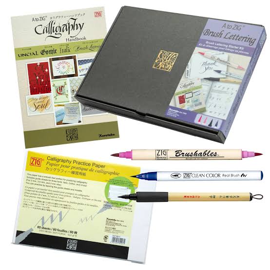 Kuretake ZIG - Calligraphy Set - A to Zig Brush Lettering