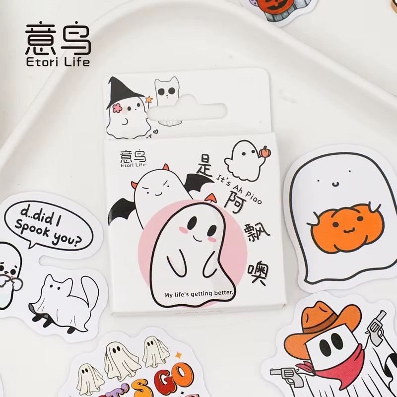 NEW! Sticker Box - It’s Ah Piao! The Halloween Ghost - 45 stickers