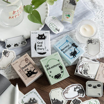 NEW! Sticker Box - Little Black Cat Series - 30 Stickers
