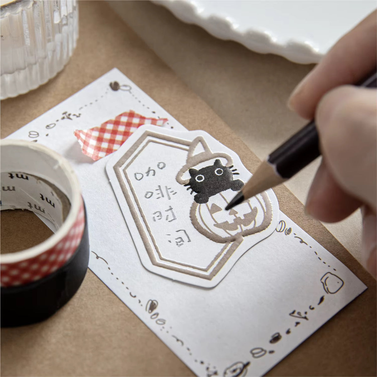 NEW! Sticker Box - Little Black Cat Series - 30 Stickers