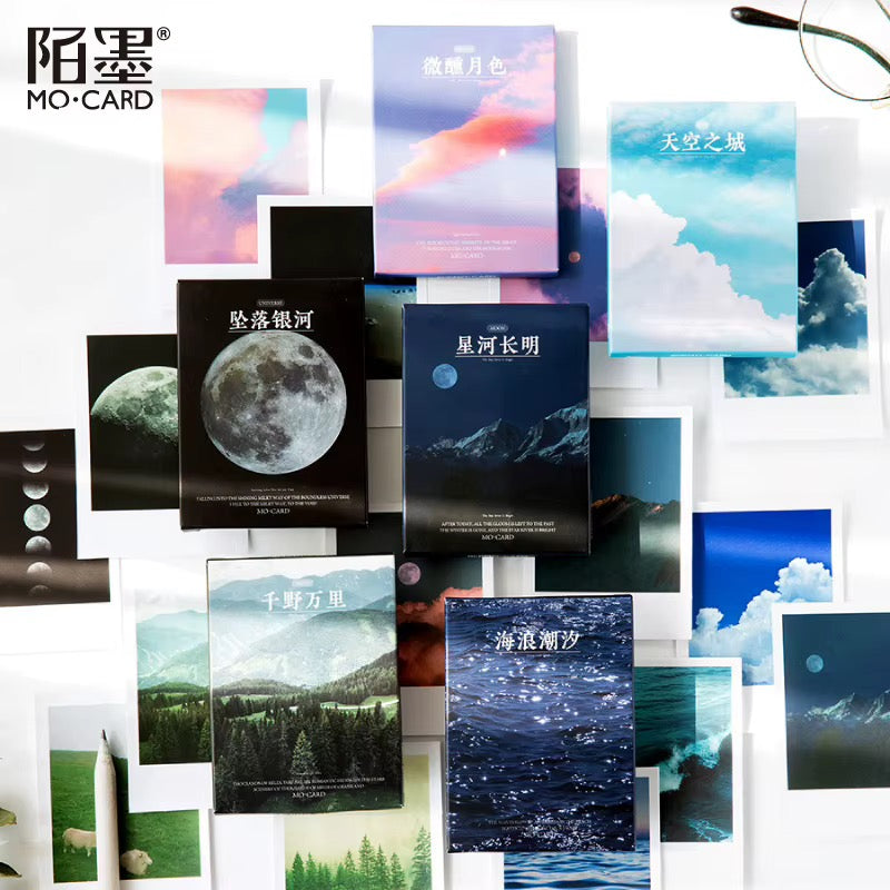 NEW! Sticker Box - Romantic Sceneries - 45 stickers