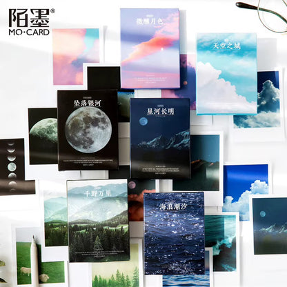 NEW! Sticker Box - Romantic Sceneries - 45 stickers