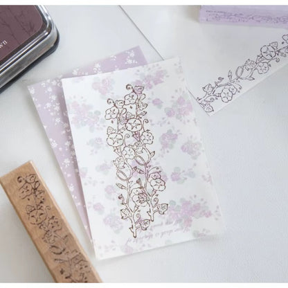 NEW! Wooden Stamps - Botanical Borders