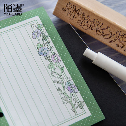 NEW! Wooden Stamps - Botanical Borders