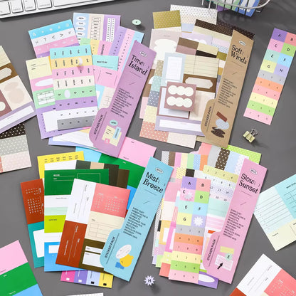 NEW! SIMNO - Sticker Pack Planner - Daytime Fragments