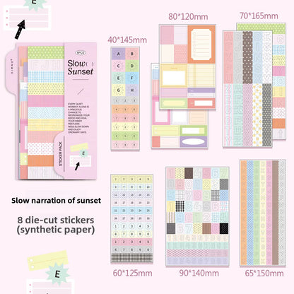 NEW! SIMNO - Sticker Pack Planner - Daytime Fragments
