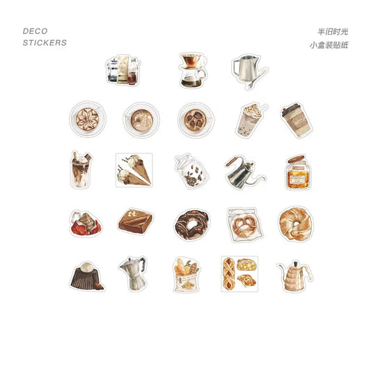 NEW! Sticker Box - Cozy Coffee Moments - 45 stickers