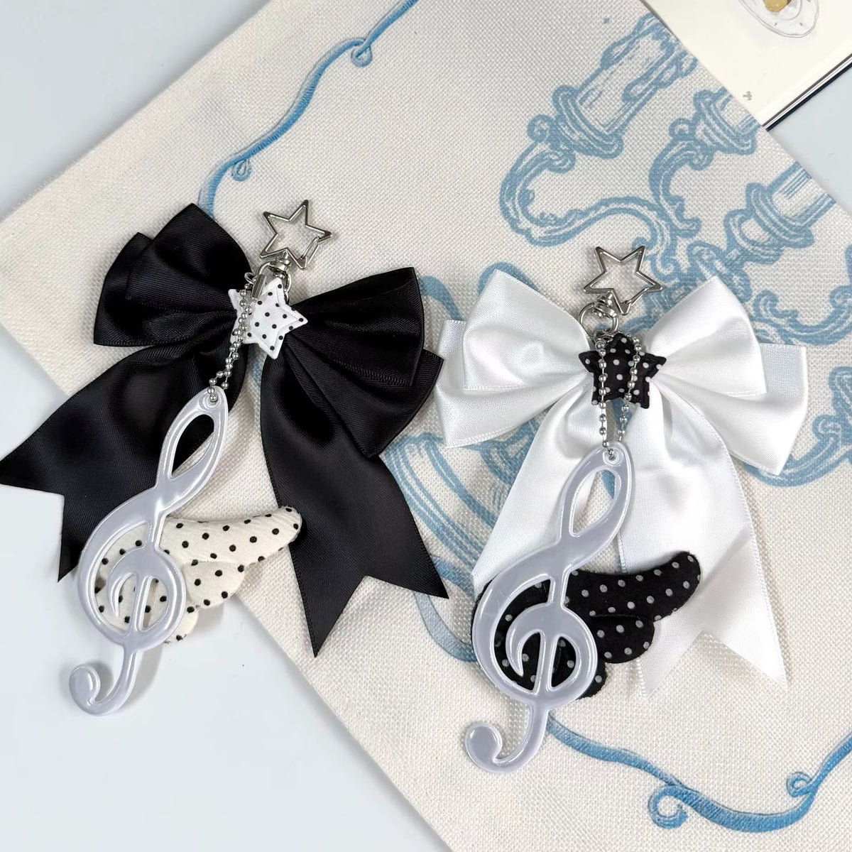 PRE-ORDER! Keychain - Coquette Series - Sweet Angel’s Winged Music Note