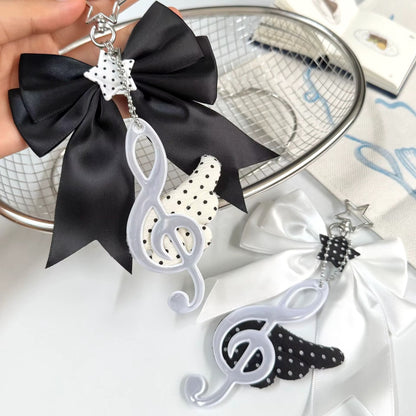 PRE-ORDER! Keychain - Coquette Series - Sweet Angel’s Winged Music Note