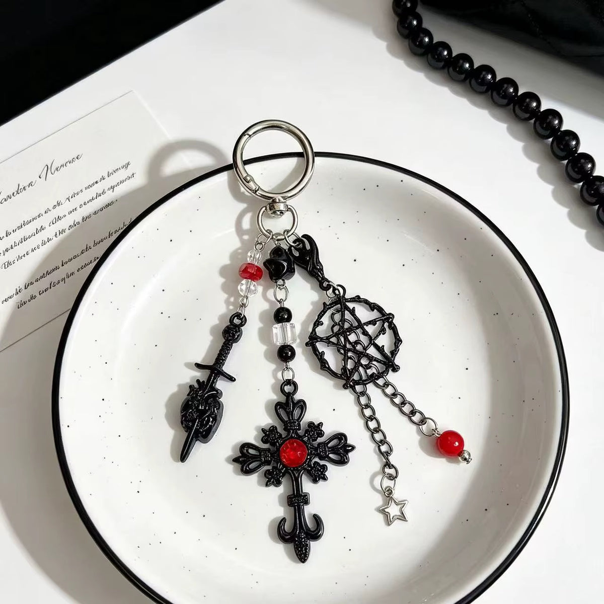 PRE-ORDER! Keychain - Gothic Series - Crimson Nocturne