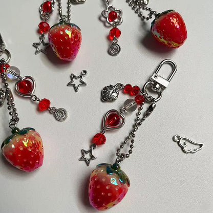 PRE-ORDER! Keychain - Cutiepie Series - Strawberries Sweetheart