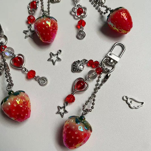 PRE-ORDER! Keychain - Cutiepie Series - Strawberries Sweetheart