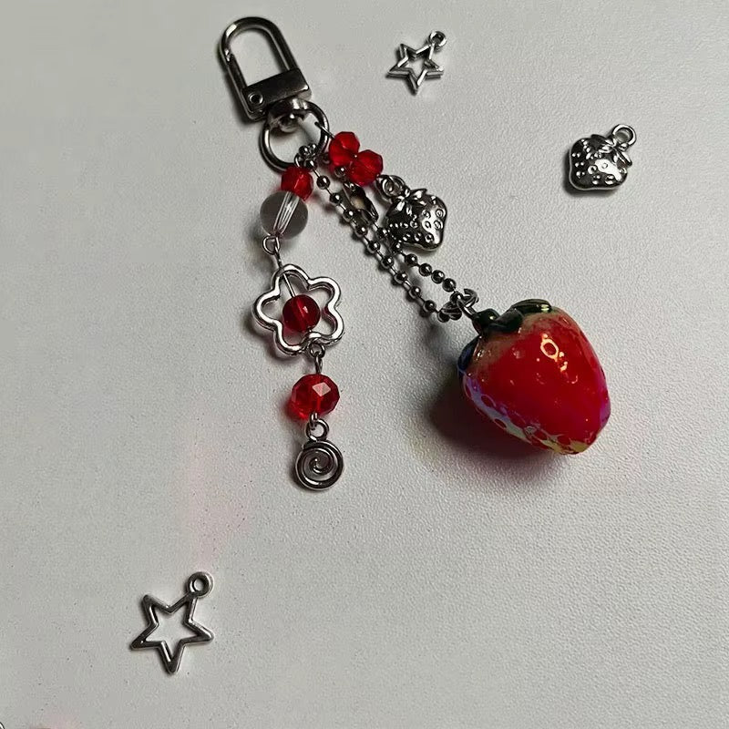 PRE-ORDER! Keychain - Cutiepie Series - Strawberries Sweetheart