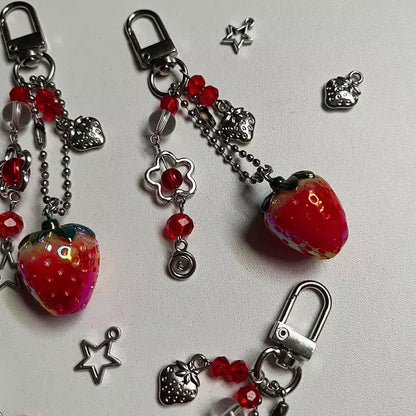 PRE-ORDER! Keychain - Cutiepie Series - Strawberries Sweetheart