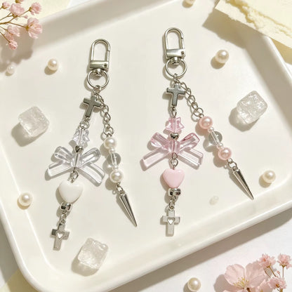 PRE-ORDER! Keychain - Cutiepie Series - Sweet Cross Bow Trinket