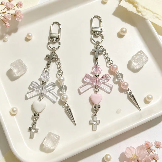 PRE-ORDER! Keychain - Cutiepie Series - Sweet Cross Bow Trinket