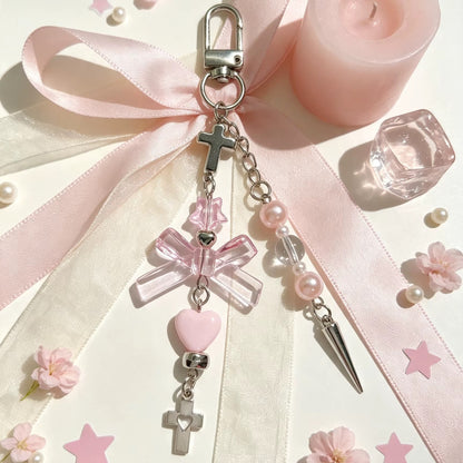 PRE-ORDER! Keychain - Cutiepie Series - Sweet Cross Bow Trinket