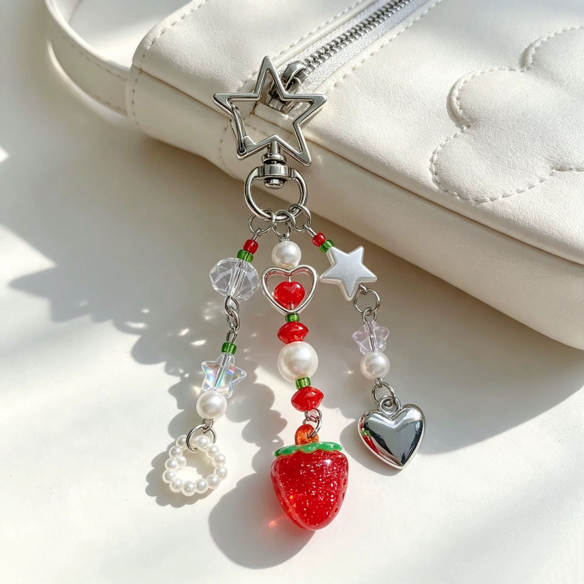 PRE-ORDER! Keychain - Cutiepie Series - Sweet Strawberry Trinket