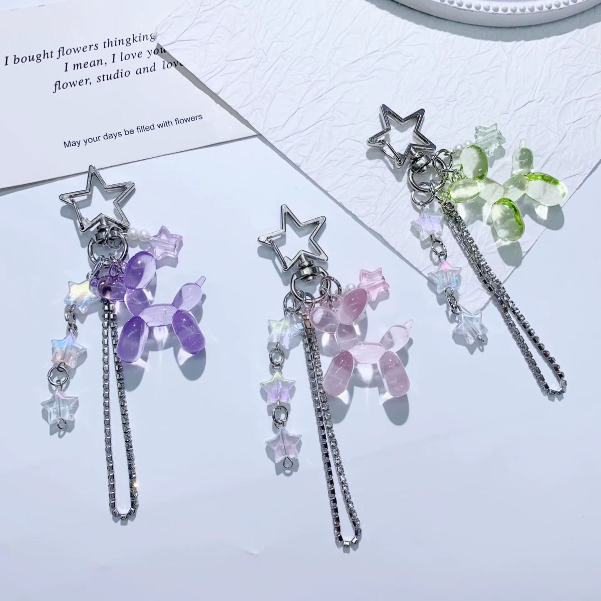 PRE-ORDER! Keychain - Cutiepie Series - Balloon Pup Star