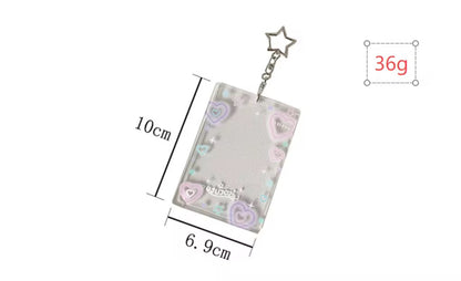 PRE-ORDER! Photocard Holder Keychain - Y2K Series - Cute Acrylic Pop Designs