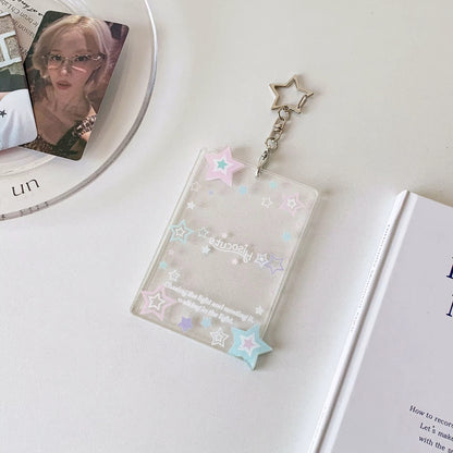 PRE-ORDER! Photocard Holder Keychain - Y2K Series - Cute Acrylic Pop Designs