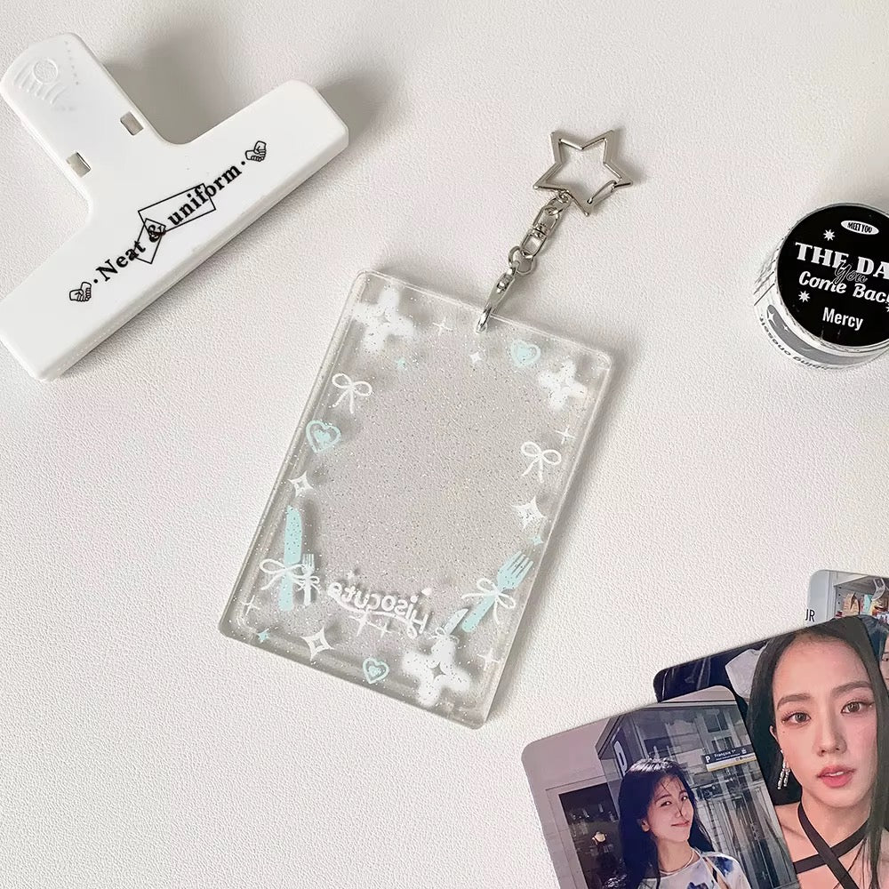 PRE-ORDER! Photocard Holder Keychain - Y2K Series - Cute Acrylic Pop Designs