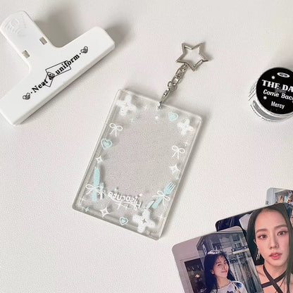 PRE-ORDER! Photocard Holder Keychain - Y2K Series - Cute Acrylic Pop Designs