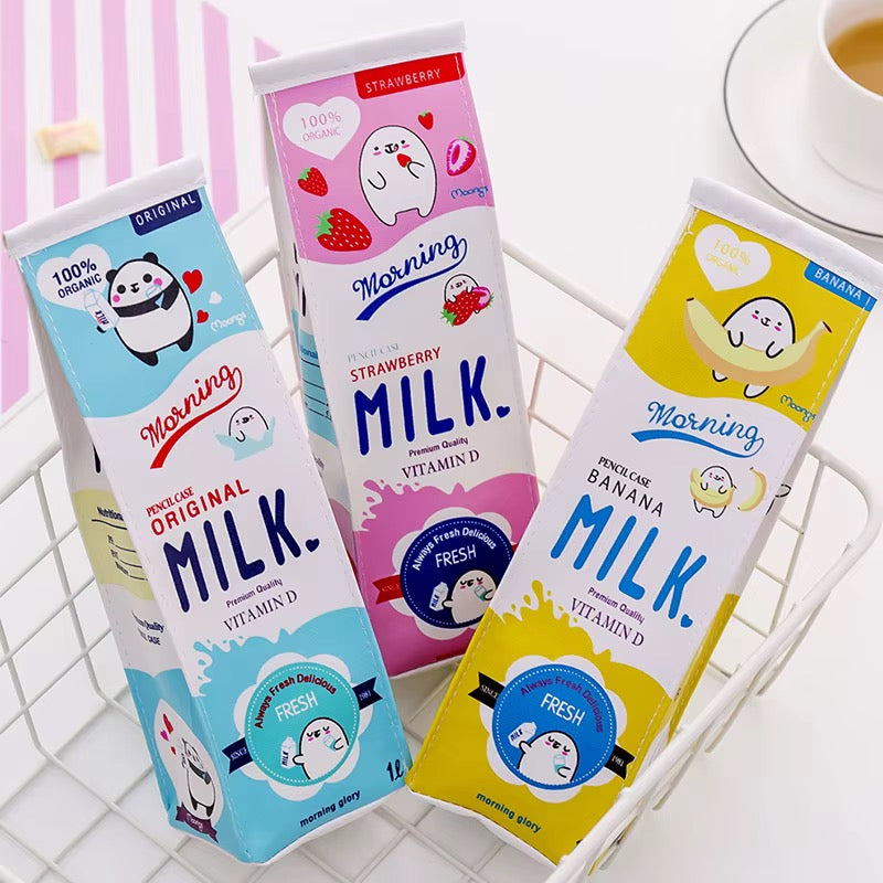 NEW! Milk Box Pencil Case