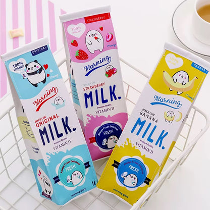 NEW! Milk Box Pencil Case