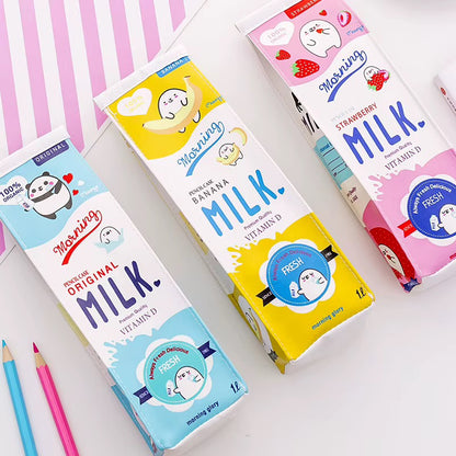 NEW! Milk Box Pencil Case