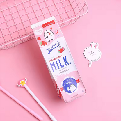 NEW! Milk Box Pencil Case