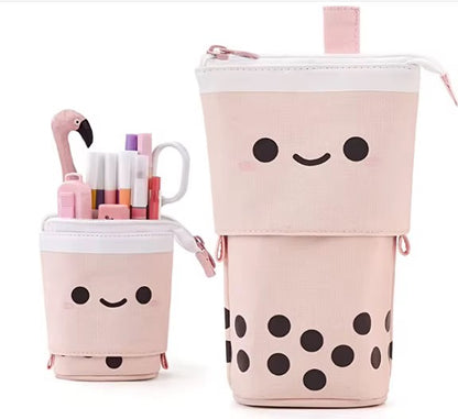 Bubble Tea Pop-Up Standing Pencil Case