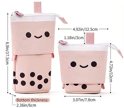 Bubble Tea Pop-Up Standing Pencil Case