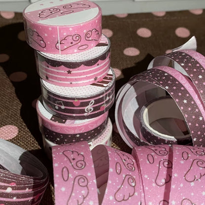 NEW! Glittery Washi Tape - Strawberry & Chocolate
