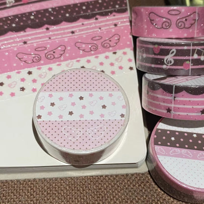 NEW! Glittery Washi Tape - Strawberry & Chocolate