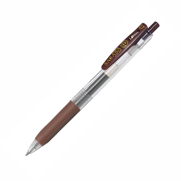 (COMING SOON) Zebra Sarasa Clip Gel Pen - 0.7mm - Brown
