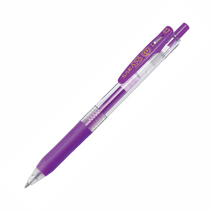 Zebra Sarasa Clip Gel Pen - 0.7mm - Purple