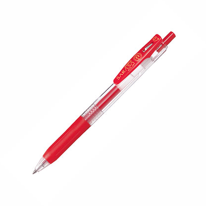 Zebra Sarasa Clip Gel Pen - 0.7mm - Red