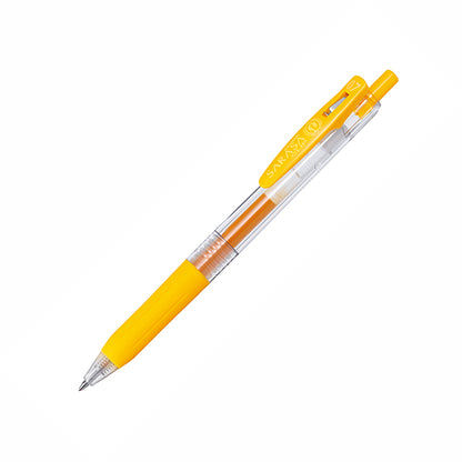Zebra Sarasa Clip Gel Pen - 0.7mm - Yellow